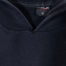 Load image into Gallery viewer, Vintage Oxford Polo Street Embroidered Spellout Black Hoodie
