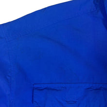 Load image into Gallery viewer, Early 00&#39;s COLUMBIA PFG Fishing Tactel Nylon Blue Short Sleeve Button-Up Shirt
