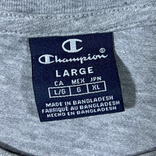 Load image into Gallery viewer, Champion Classic Essential Big Logo Spellout Grey Short Sleeve T-Shirt

