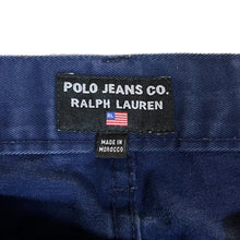 Load image into Gallery viewer, Vintage POLO JEANS CO. RALPH LAUREN Raw Dark Denim Straight Leg Trousers Jeans
