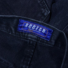 Load image into Gallery viewer, Early 00&#39;s Reefer Skater Surfer Black Straight Leg Cotton Denim Jeans
