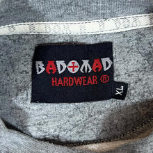 Load image into Gallery viewer, Vintage Bad + Mad &quot;Maniac Clothing&quot; Hip Hop Skater Spellout Graphic Grey Sweatshirt
