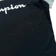 Load image into Gallery viewer, CHAMPION Big Logo Spellout Graphic Colour Block Short Sleeve T-Shirt
