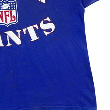 Load image into Gallery viewer, Vintage 90's Champion NFL New York Giants Football Graphic Blue T-Shirt
