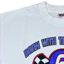 Load image into Gallery viewer, Vintage Anvil (1996) BORN WITH THE NEED FOR SPEED Racing Novelty Graphic T-Shirt
