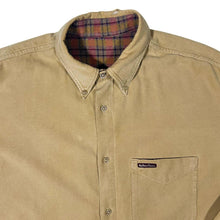 Load image into Gallery viewer, Vintage Marlboro Classics Light Brown Tan Long Sleeve Button-Up Cotton Shirt
