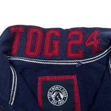 Load image into Gallery viewer, TOG 24 Embroidered Big Spellout Classic 1/4 Zip Pullover Sweatshirt
