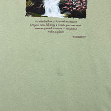 Load image into Gallery viewer, ADVICE FROM A WATERFALL &quot;Anna Ruby Falls, Georgia&quot; Souvenir Graphic Green T-Shirt
