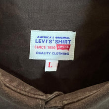 Load image into Gallery viewer, Vintage LEVI'S White Tab Classic Brown Long Sleeve Cotton Shirt

