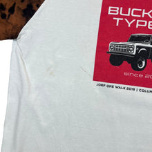 Load image into Gallery viewer, Champion BUCKIN&#39; TYPE 1 Car Spellout Graphic Tie Dye Raglan 3/4 Sleeve T-Shirt

