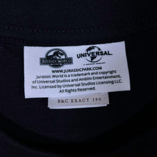 Load image into Gallery viewer, Universal Jurassic World Dinosaur Sci-Fi Movie Graphic Black T-Shirt
