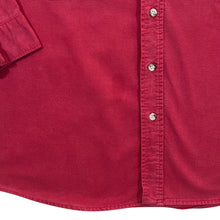 Load image into Gallery viewer, Vintage Five Brother Classic Red Long Sleeve Heavy Cotton Shirt
