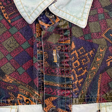 Load image into Gallery viewer, Vintage Pearl River Clothing Co. Crazy Patterned Colour Block Cowboy Western Long Sleeve Shirt
