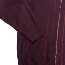 Load image into Gallery viewer, Vintage GABICCI Patterned Grandad Acrylic Wool V-Neck Knit Sweater Jumper
