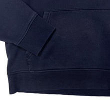 Load image into Gallery viewer, TOMMY HILFIGER &quot;Organic Cotton&quot; Classic Embroidered Big Logo Spellout Navy Blue Pullover Hoodie
