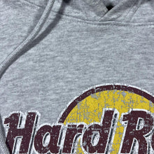 Load image into Gallery viewer, Hard Rock Cafe "Munich" Distressed Style Logo Souvenir Graphic Grey Hoodie

