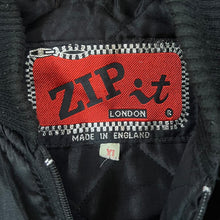 Load image into Gallery viewer, Vintage 90&#39;s ZIP IT London &quot;Keep It Country&quot; Cowboy Western Spellout Graphic Padded Varsity Bomber Jacket
