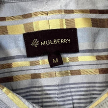 Load image into Gallery viewer, Early 00's Mulberry Abstract Y2K Multi Striped Long Sleeve Cotton Shirt
