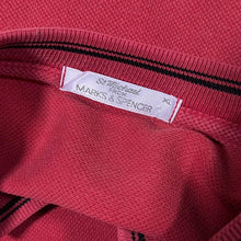Load image into Gallery viewer, Vintage St Michael Marks &amp; Spencer Red Short Sleeve V-Neck Cotton T-Shirt
