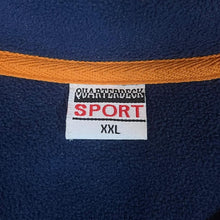 Load image into Gallery viewer, Vintage Quaterdeck Sport "Snow League" Colour Block 1/4 Zip Fleece Sweatshirt
