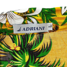 Load image into Gallery viewer, Vintage ADRIANI Hawaiian Tropical Floral Patterned Short Sleeve Open Collar Shirt
