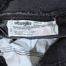 Load image into Gallery viewer, Early 00&#39;s WRANGLER Classic Black Denim Straight Leg Jeans
