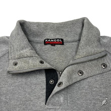 Load image into Gallery viewer, Early 00&#39;s KANGOL ELITE COLLECTION Classic Embroidered Mini Logo 1/4 Zip Pullover Sweatshirt
