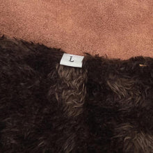 Load image into Gallery viewer, Early 00’s Soft Touch Suede Effect Fur Lined Zip Bomber Jacket
