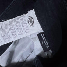 Load image into Gallery viewer, Dickies Skater Workwear Straight Leg Classic Black Cargo Trousers

