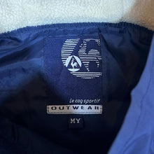 Load image into Gallery viewer, Early 00&#39;s LE COQ SPORTIF Spellout Graphic Hooded Windbreaker Cagoule Pullover Jacket
