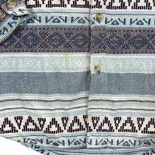 Load image into Gallery viewer, Vintage 90&#39;s 3SUISSES Aztec Abstract Patterned Long Sleeve Flannel Shirt
