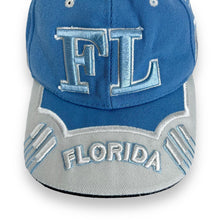 Load image into Gallery viewer, Early 00&#39;s FLORIDA &quot;FL&quot; USA Embroidered Souvenir Spellout Baseball Cap
