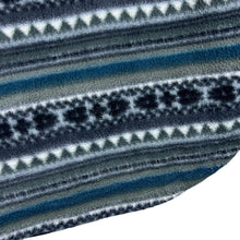 Load image into Gallery viewer, Vintage MODERN BASIC Abstract Crazy Patterned Lightly Padded Popper Fleece Gilet
