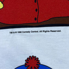Load image into Gallery viewer, Vintage South Park (1998) Cartman Kenny Stan Kyle Graphic TV Show White T-Shirt
