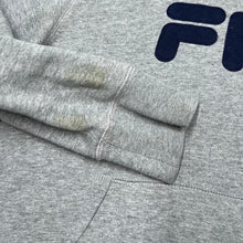 Load image into Gallery viewer, Early 00&#39;s FILA Classic Embroidered Big Logo Spellout Pullover Hoodie
