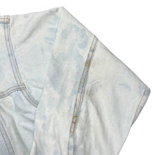 Load image into Gallery viewer, Vintage 90&#39;s HARD ROCK HOTEL &quot;Las Vegas&quot; Hard Rock Cafe Embroidered Bleach Tie Dye Denim Trucker Jacket
