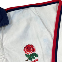 Load image into Gallery viewer, Vintage Cotton Traders ENGLAND RUGBY Embroidered Logo Long Sleeve Rugby Polo Shirt
