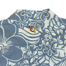 Load image into Gallery viewer, Early 00&#39;s KANGAROO POO &quot;Woolacombe Bay&quot; Embroidered Logo Hawaiian Floral Patterned Open Collar Shirt
