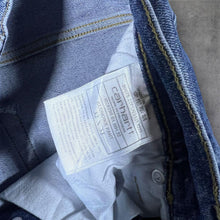 Load image into Gallery viewer, Carhartt "Klondike Pant" Classic Blue Denim Regular Tapered Fit Jeans

