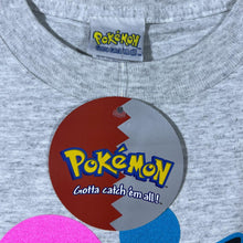 Load image into Gallery viewer, Vintage Nintendo Pokemon (1999) “Pikachu GO!” Anime Graphic Logo Spellout T-Shirt
