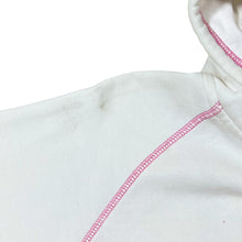 Load image into Gallery viewer, Early 00&#39;s Big Dogs Embroidered Spellout White Pink Pullover Hoodie
