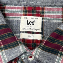 Load image into Gallery viewer, Lee “Slim Fit” Kansas ‘89 Lumberjack Plaid Check Long Sleeve Flannel Cotton Shirt
