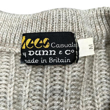 Load image into Gallery viewer, Vintage 80&#39;s DEES CASUALS Dunn &amp; Co Suede Leather Patch Acrylic Wool Knit Sweater Jumper
