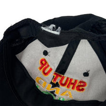Load image into Gallery viewer, Early 00&#39;s SHUT UP AND FISH Novelty Fishing Embroidered Spellout Souvenir Baseball Cap
