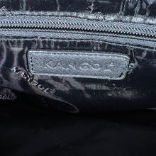 Load image into Gallery viewer, Early 00&#39;s KANGOL Faux Leather Black Y2K Handbag Carry Bag
