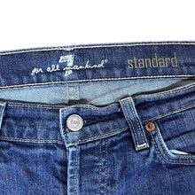 Load image into Gallery viewer, 7 FOR ALL MANKIND &quot;Standard&quot; Made In USA Blue Denim Jeans
