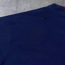 Load image into Gallery viewer, Vintage Endless Designs Embroidered Winter Bird Nature Navy Blue Sweatshirt
