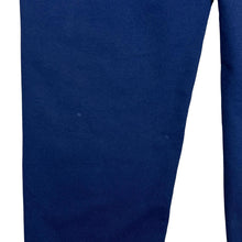 Load image into Gallery viewer, UNIQLO Classic Blue Tapered Cotton Elastane Drawstring Trousers
