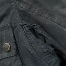 Load image into Gallery viewer, BARBOUR INTERNATIONAL Corduroy Collar Faded Black Zip Jacket
