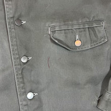 Load image into Gallery viewer, Vintage 90&#39;s MARLBORO Flannel Lined Leather Collared Denim Trucker Jacket
